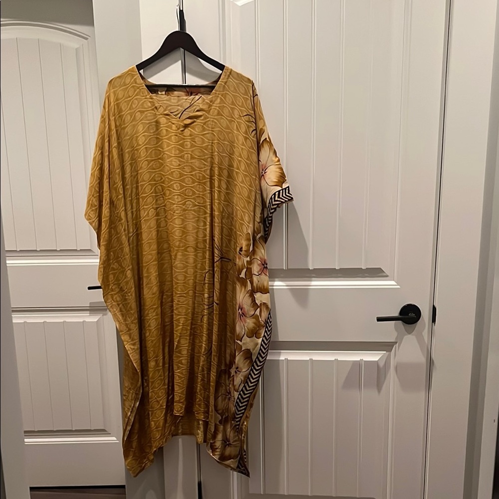 Silk Maxi Caftan- one of a kind